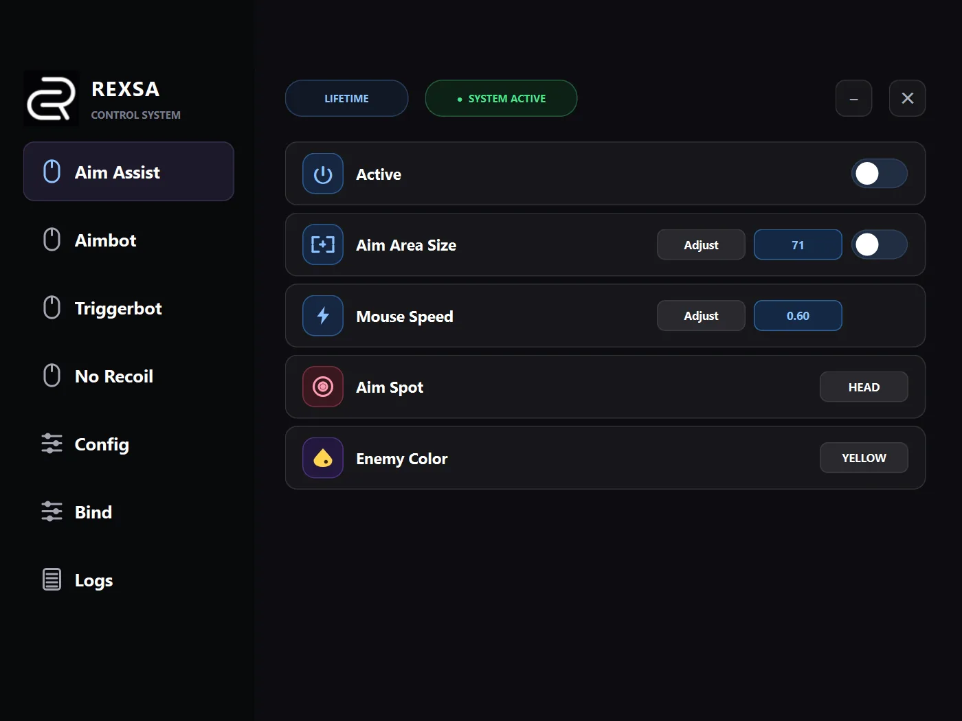Aim Assist screenshot