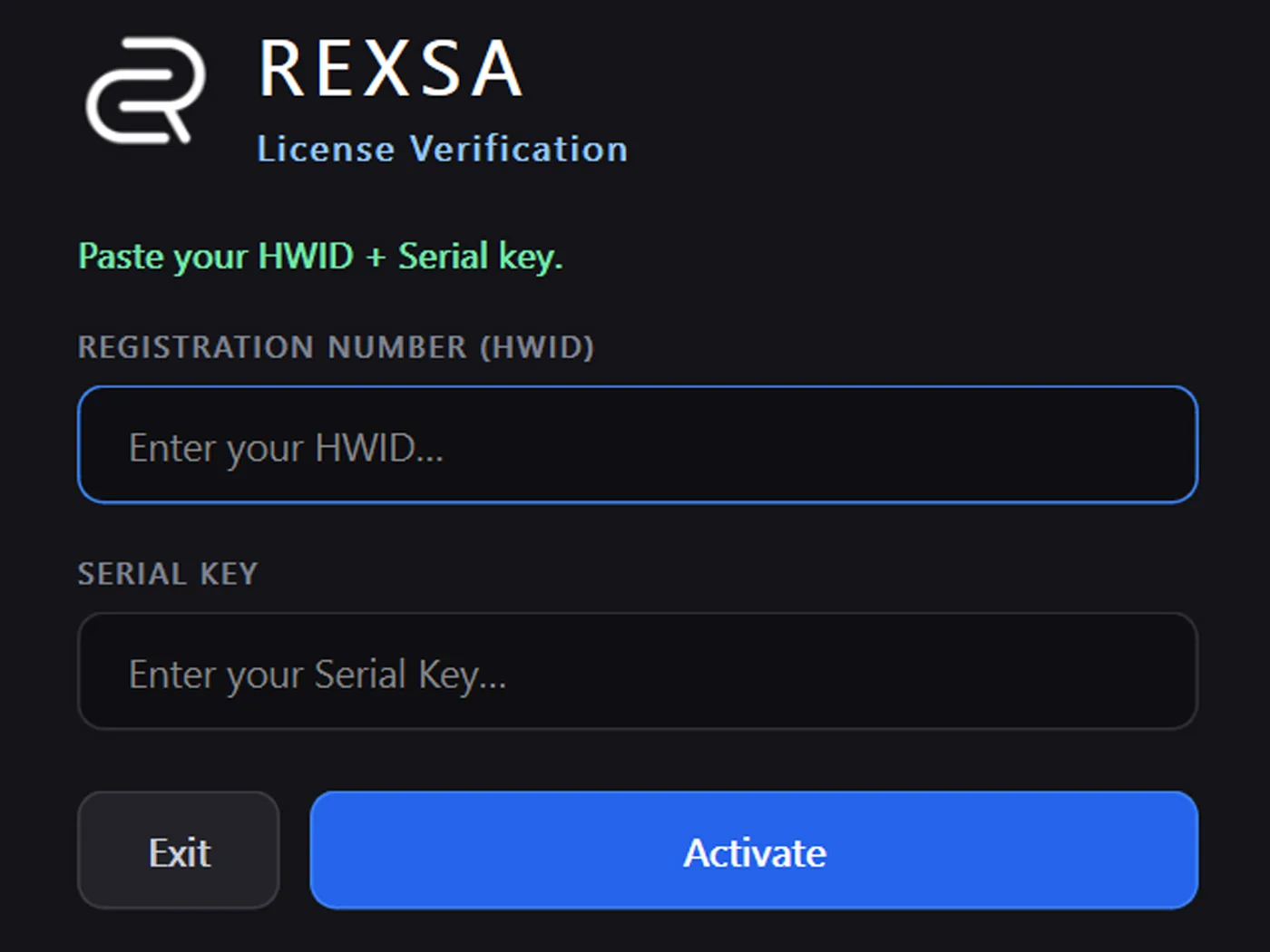Rexsa screenshot